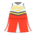 Cheerleading uniform's Red variant