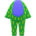 Flashy animal costume's Green variant