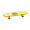 Skateboard (Yellow - Gyroid) NH Icon.png