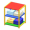 Small Clothing Rack (Colorful) NH Icon.png