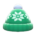 Snowy knit cap's Green variant
