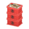 Stacked Fish Containers (Red - Sakana (Fish)) NH Icon.png