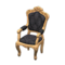 Elegant Chair (Light Brown - Damascus-Pattern Black) NH Icon.png
