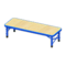 Outdoor Bench (Blue - Light Wood) NH Icon.png