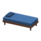 Simple Bed (Brown - Blue) NH Icon.png
