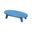 Wooden Low Table (Blue)