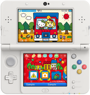 3DS Theme - Hello Kitty and Isabelle.png