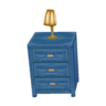 blue dresser