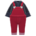 Denim overalls's Red variant
