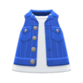 Denim Vest (Blue) NH Icon.png