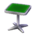 Metal-rim table's Green variant
