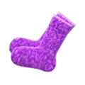 Mixed-Tweed Socks (Purple) NH Icon.png