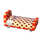 Polka-Dot Bed (Red and White - Cola Brown) NL Model.png