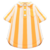 Vertical-Stripes Shirt (Orange) NH Icon.png