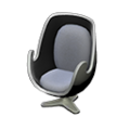 Artsy Chair (Silver - Gray) NH Icon.png