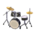 Drum set's Black variant