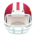 Football helmet's Berry red variant