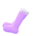 Frilly knee-high socks's Purple variant