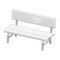 Plastic Bench (White - Hearts) NH Icon.png