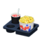 Popcorn Snack Set (Curry-Flavored & Berry Soda - Vivid Colors) NH Icon.png