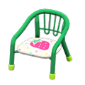Baby Chair (Green - Strawberry) NH Icon.png