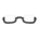 Bottom-rimmed glasses's Black variant
