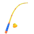 Colorful Fishing Rod (Yellow) NH Icon.png