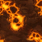 Texture of lava floor