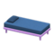 Simple Bed (Purple - Blue) NH Icon.png