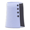 Buttoned Wraparound Skirt (Gray) NH Storage Icon.png
