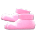 Paw Slippers (Pink) NH Icon.png