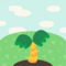Plant Coconuts on the Beach NH Nook Miles+ (Nature Day) Icon.png