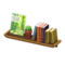 Wall-Mounted Bookshelf (Dark Brown - Resort) NH Icon.png