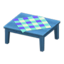 Wooden Table (Blue - Blue)