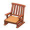 Artful Chair (Cherry Wood - Orange) NH Icon.png