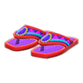 Beaded Sandals (Red) NH Storage Icon.png