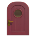 Burgundy Basic Door (Round) NH Icon.png