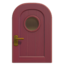 Burgundy Basic Door (Round) NH Icon.png