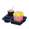 Popcorn Snack Set (Curry-Flavored & Berry Soda - Red Stripes) NH Icon.png