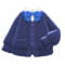 Cardigan School Uniform Top (Navy Blue) NH Icon.png