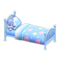 Dreamy Bed (Blue) NH Icon.png