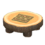 Log Round Table (Dark Wood - Bears)
