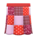 Patchwork Skirt (Red) NH Icon.png