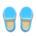 Slip-on loafers's Light blue variant
