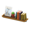 Wall-Mounted Bookshelf (Dark Brown - Travel) NH Icon.png