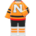 Ice-Hockey Uniform's Orange variant