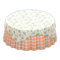 Large Covered Round Table (Floral Print - Orange Gingham) NH Icon.png