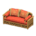 Moroccan Sofa's Red variant
