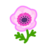 Pink Windflowers NH Inv Icon.png