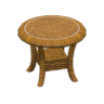 rattan end table